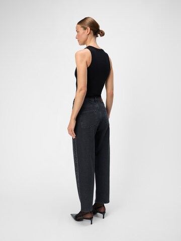 OBJECT Loosefit Jeans 'Moji Zasha' in Zwart