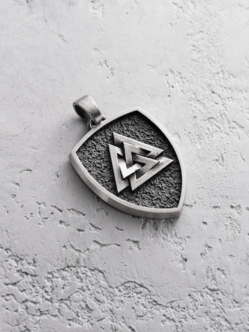 REYTEL Hangers 'VALKNUT' in Zilver: voorkant