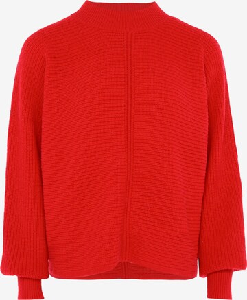 Jalene Sweater in Red: front