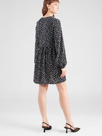 Monki - Vestido camisero en negro