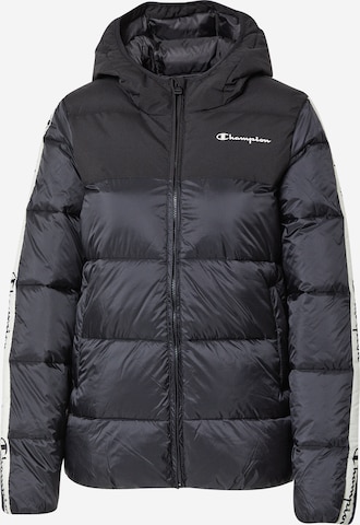 Champion Authentic Athletic Apparel Winter jacket in Black: front