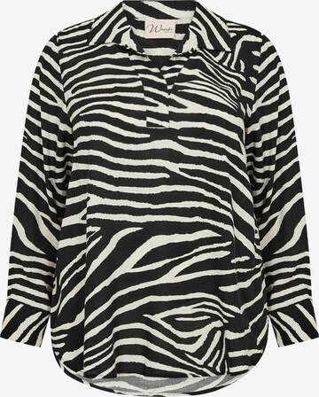 Wasabi Concept Bluse 'Kenja' i hvid: forside