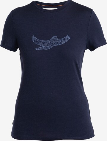 T-shirt fonctionnel 'Tech Lite III' ICEBREAKER en bleu : devant