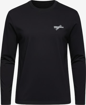 Ombre Shirt in Black: front