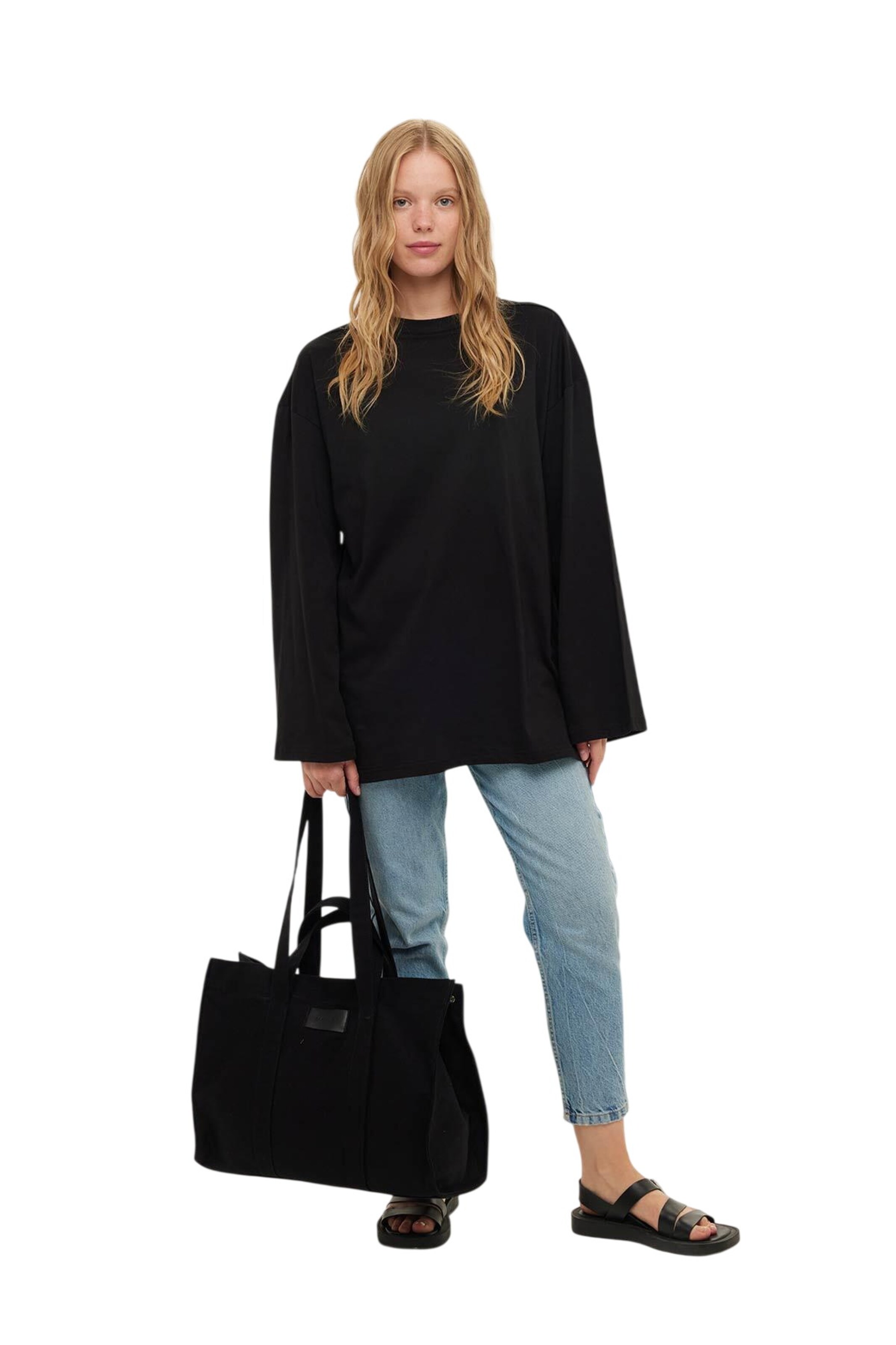 MANUKA Sweatshirt in Zwart