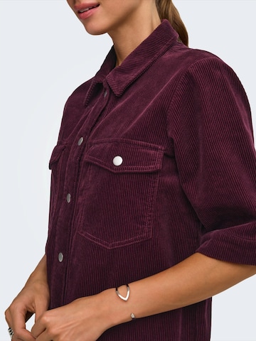 JDY Shirt dress 'JDYSHIRAZ' in Purple