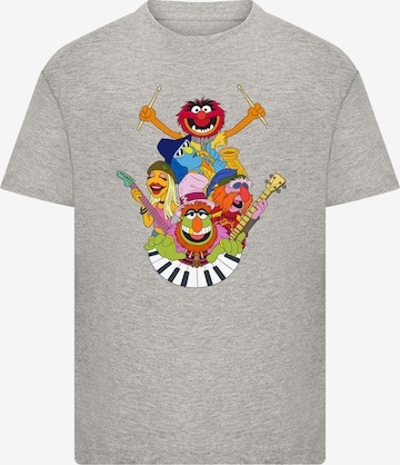 T-Shirt 'Disney Muppets-Dr.-Teeth-and-The-Electric-Mayhem' F4NT4STIC en gris : devant