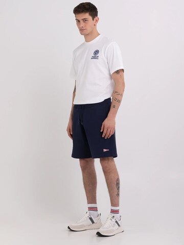 FRANKLIN & MARSHALL Regular Hose in Blau