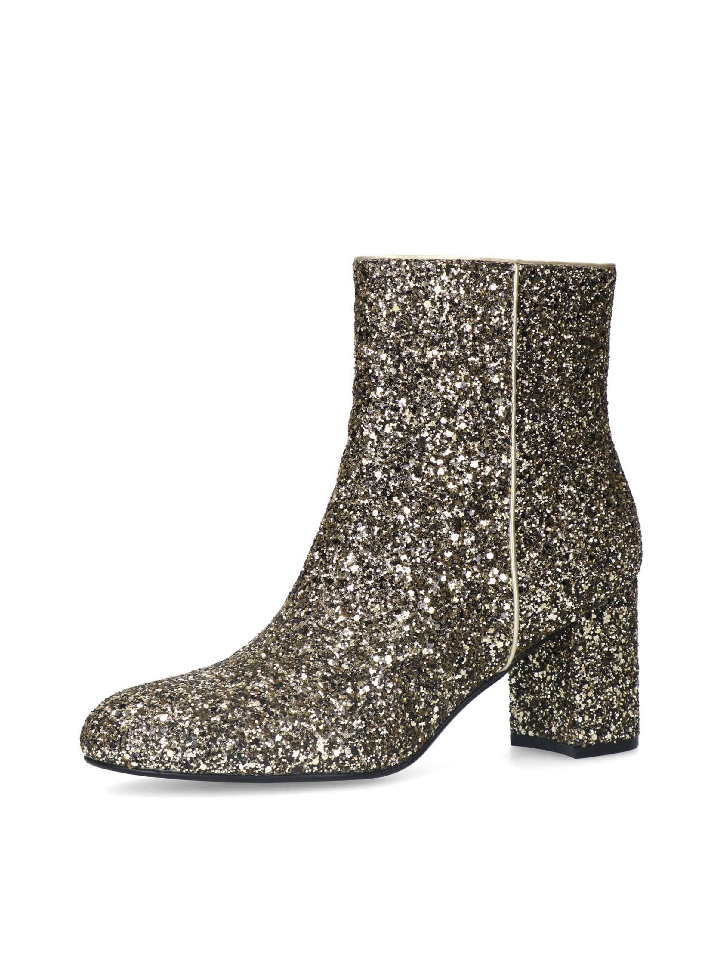 MANFIELD Stiefelette in gold, Produktansicht