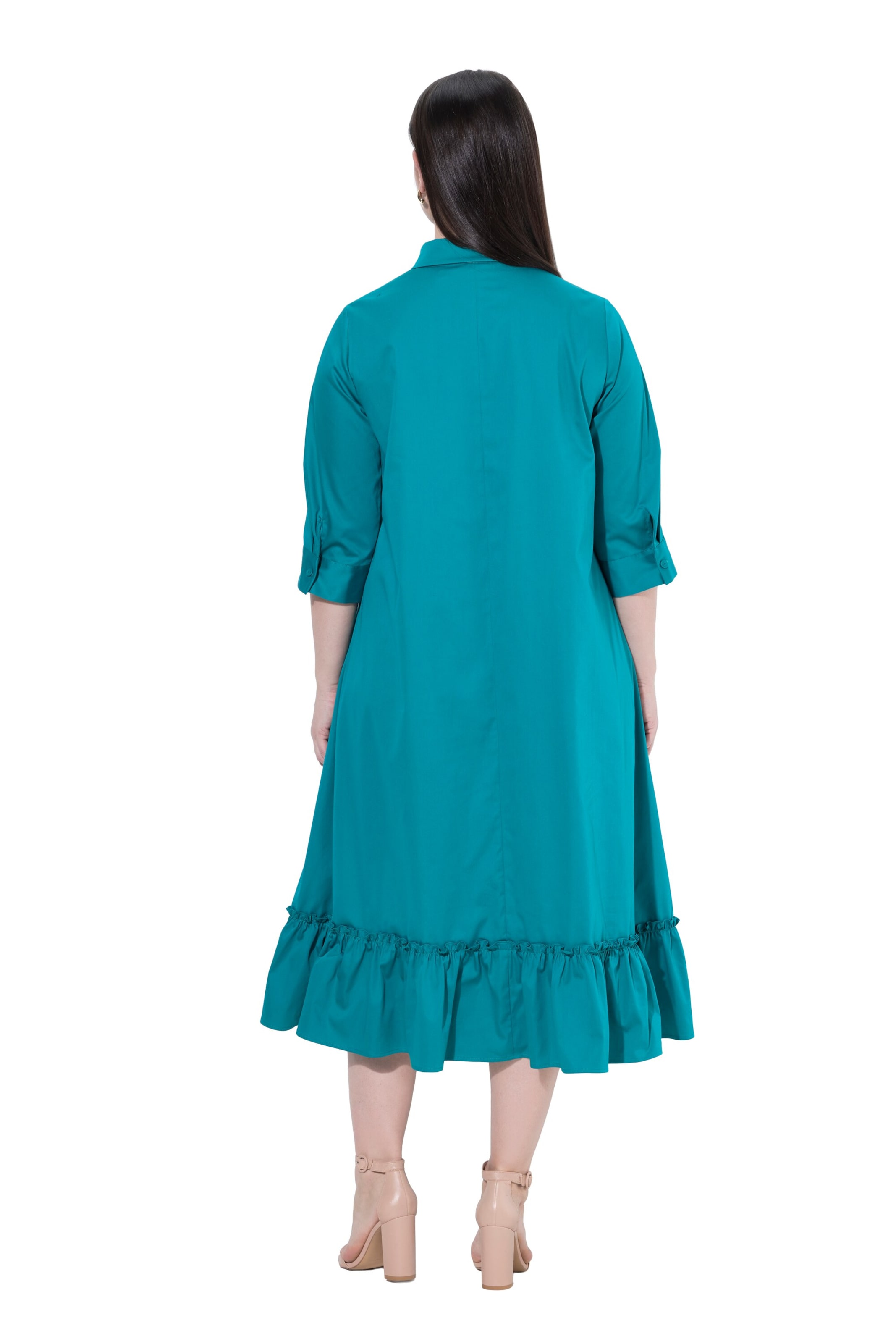 Ulla Popken Shirt dress in Blue