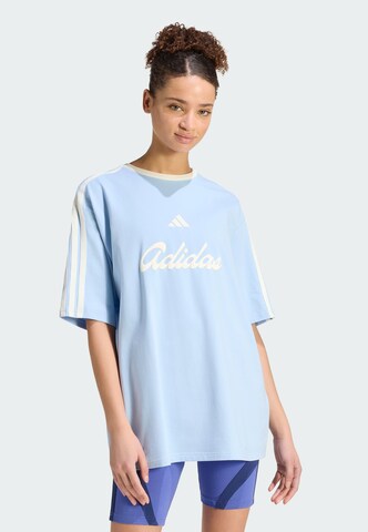 Maglia funzionale 'Lux Tiro' di ADIDAS SPORTSWEAR in blu: frontale