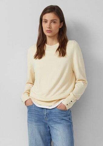 s.Oliver Trui in Beige: voorkant