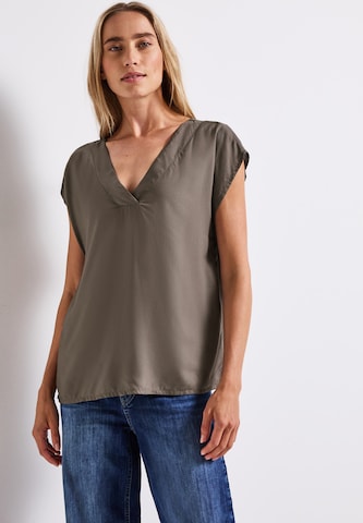 STREET ONE Blouse in Brown: front