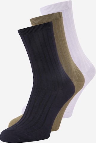BeckSöndergaard Regular Socks in Blue: front