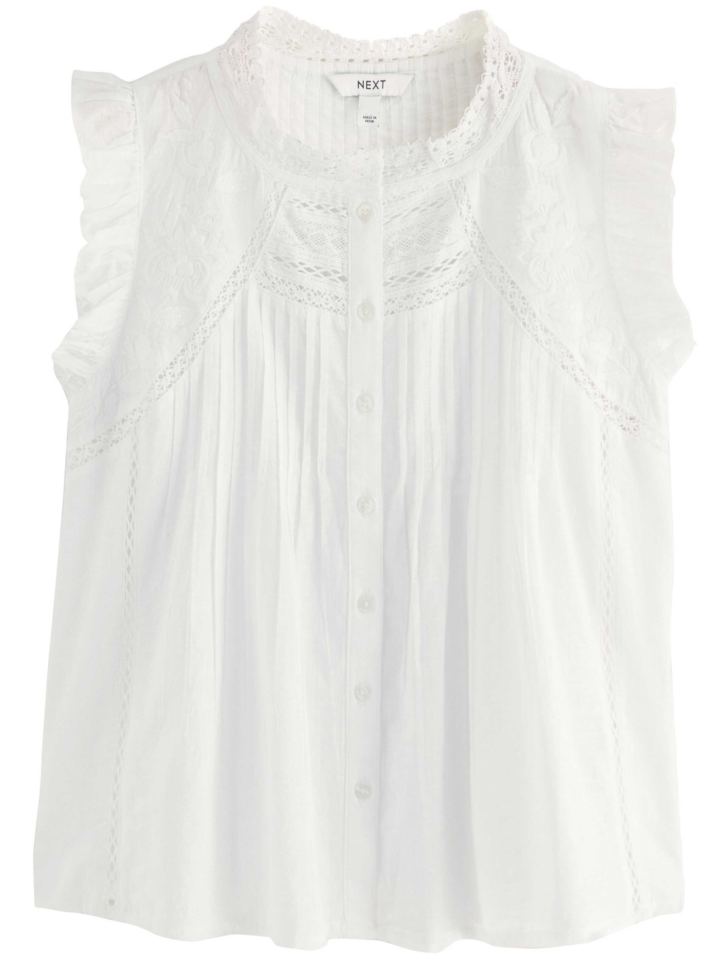 Next Bluse in Weiß: Vorderseite