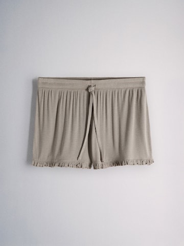 The Set Kratke hlače za spanje | rjava barva