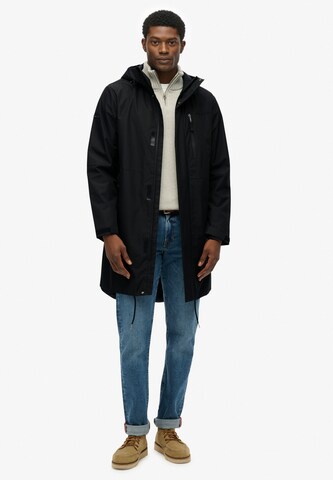 Parka mi-saison Superdry en noir