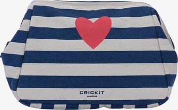 Crickit Make up tas 'OHA' in Blauw: voorkant