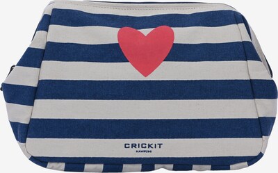 Crickit Kulturtasche 'OHA' in dunkelblau / pink / weiß, Produktansicht