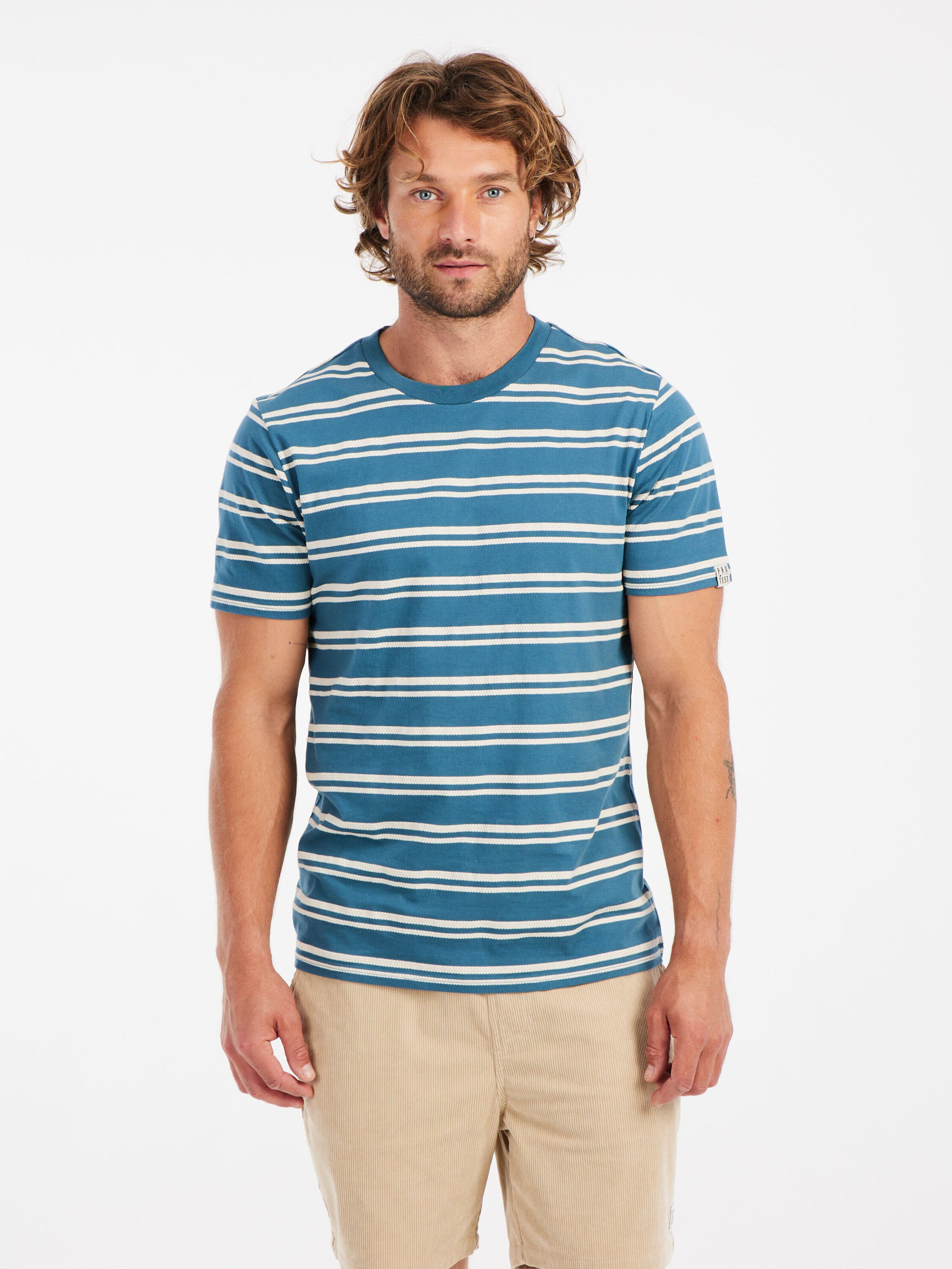 PROTEST Shirt 'PRTGuino'‌‌‌‌‌‌‌‌‌ in Blau: Vorderseite