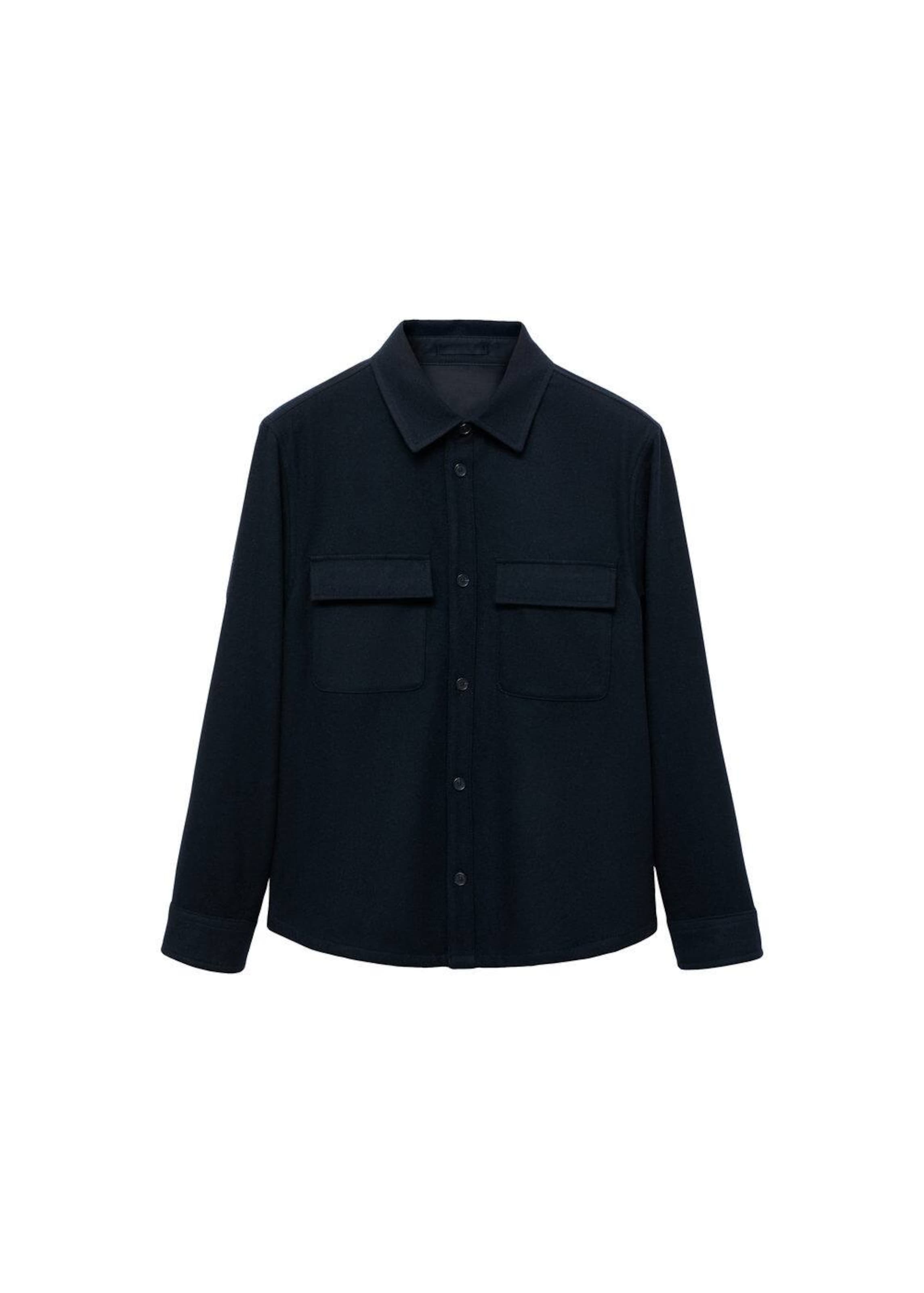 MANGO MAN Between-Season Jacket 'Margon' in Blue: front