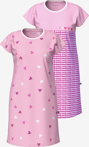 Chemise de nuit Ulla Popken en rose : devant