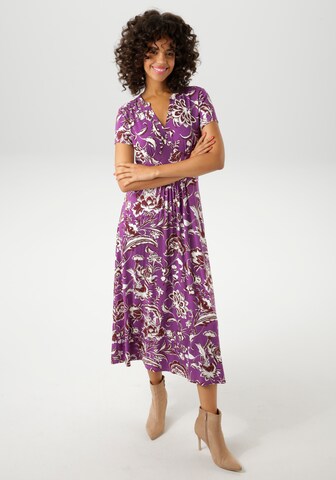 Aniston CASUAL Sommerkleid in Lila