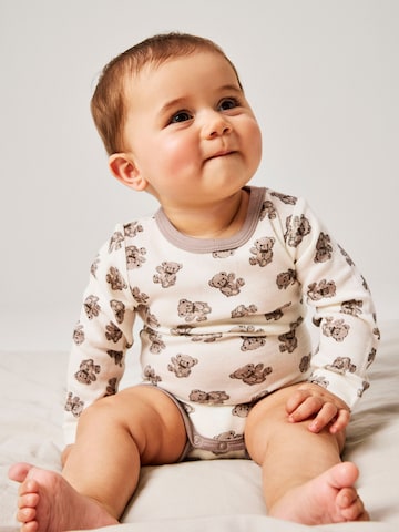 NAME IT - Pijama entero/body en blanco: frente