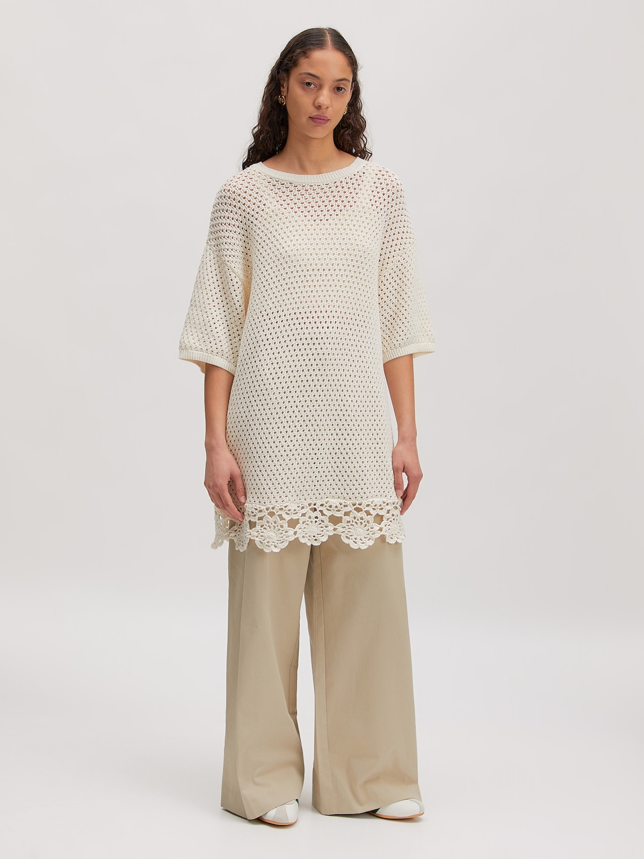 EDITED Nouveautés Robe 'Conor' crème