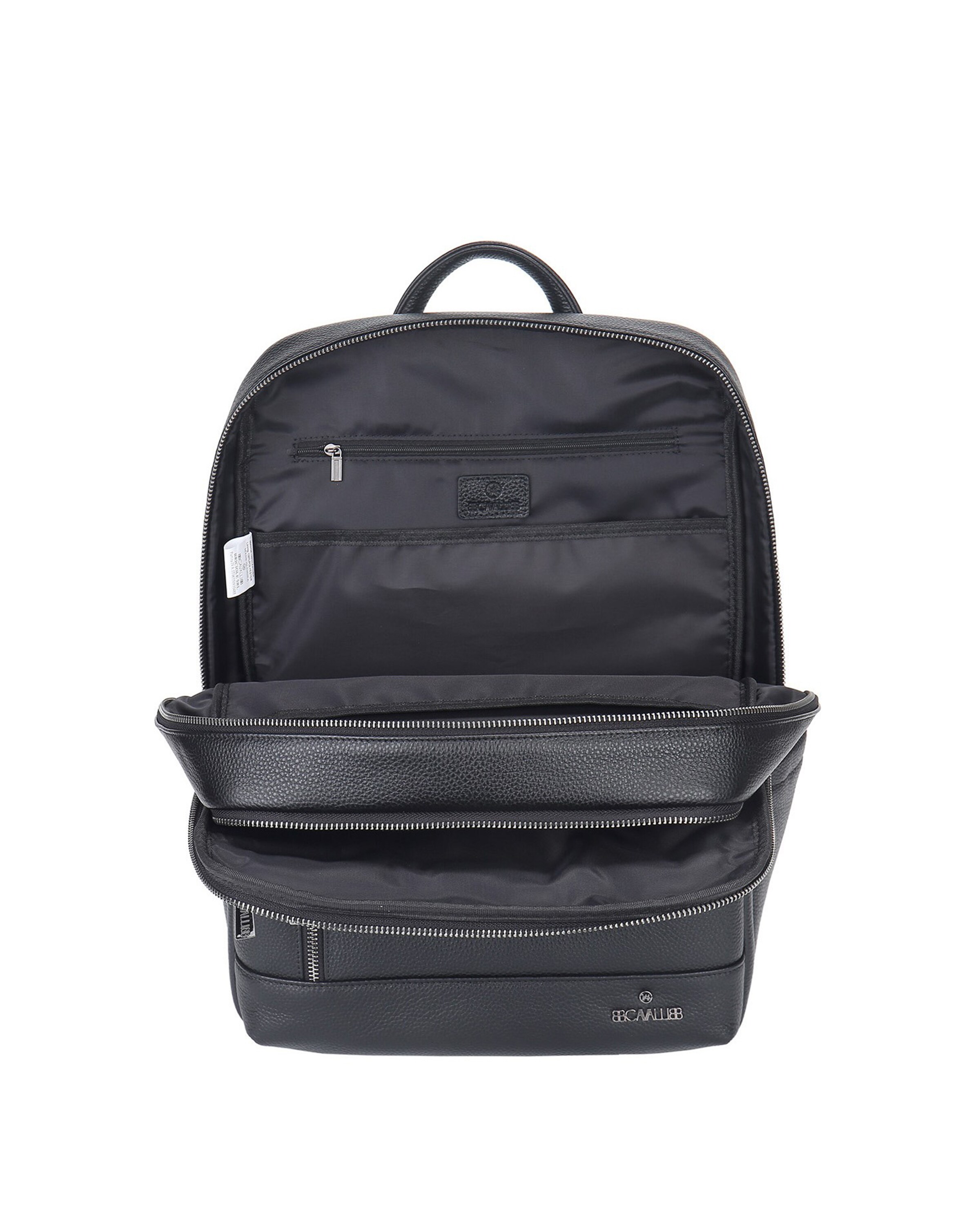 Zaino di B Cavalli B in nero: frontale