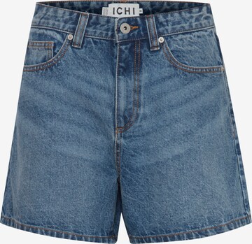 ICHI Regular Shorts 'AVENY' in Blau: predná strana