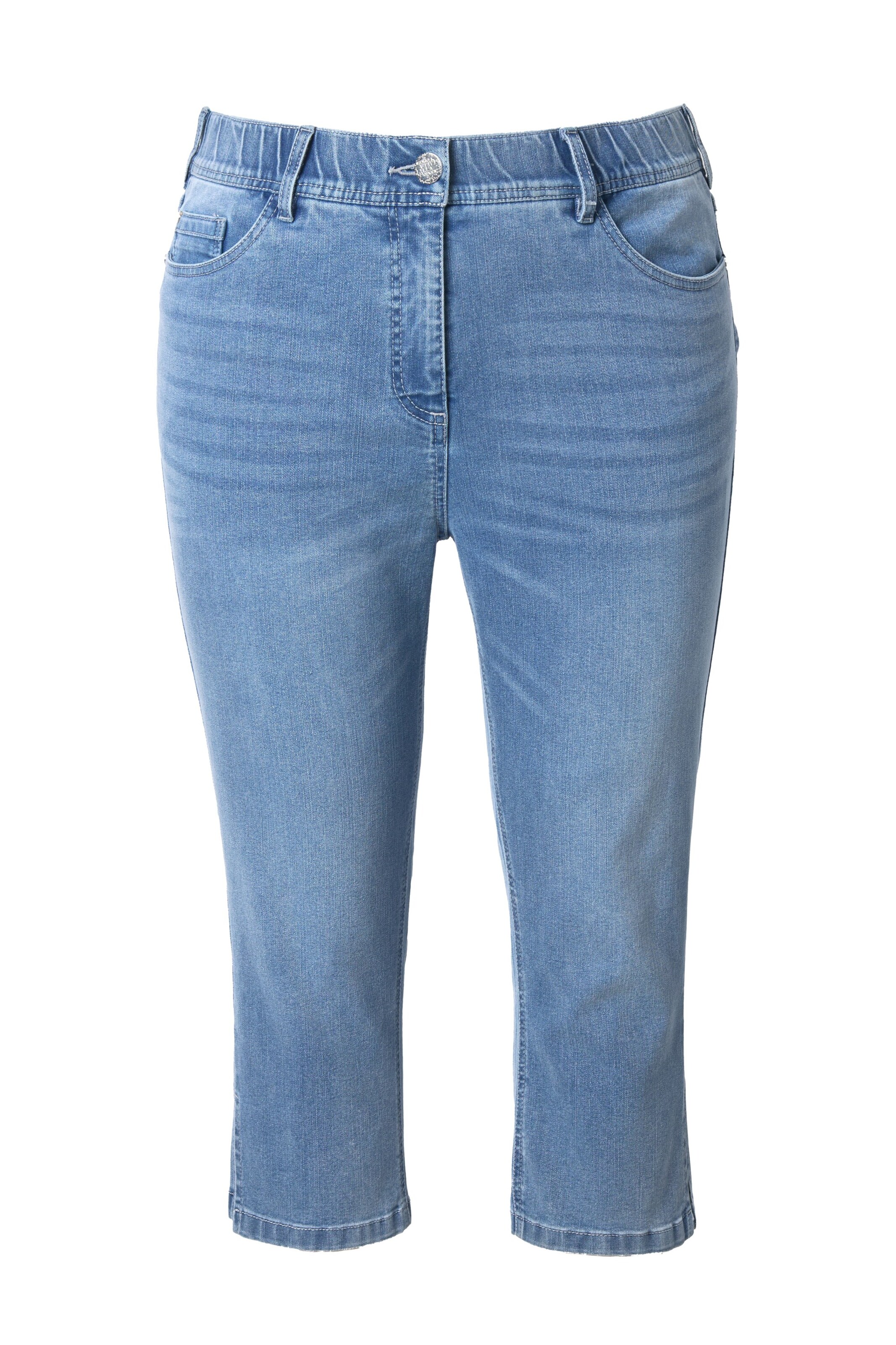 Ulla Popken Regular Jeans in Blau: Vorderseite