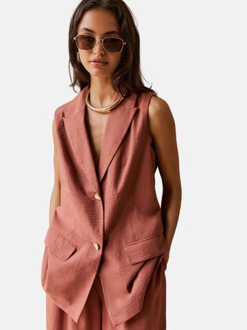 Gilet de costume Friends Like These en rouge : devant