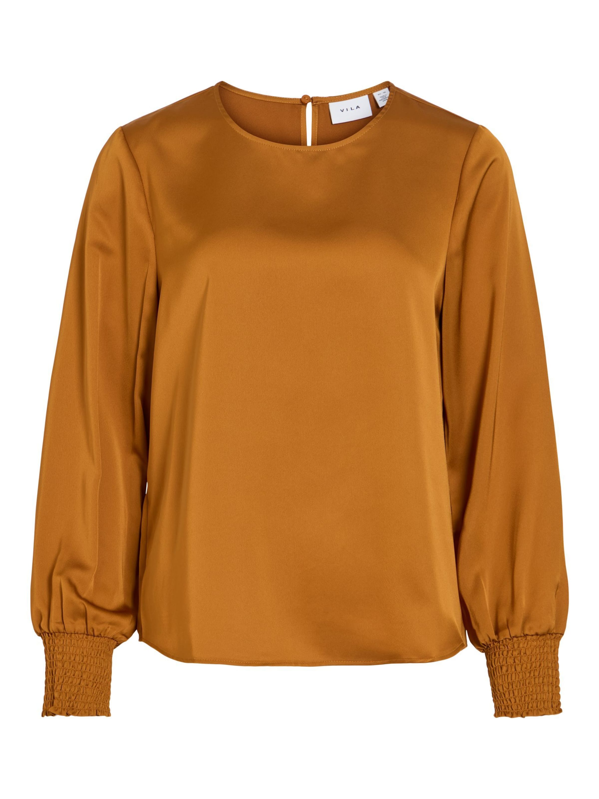 Camicia da donna di VILA in arancione: frontale