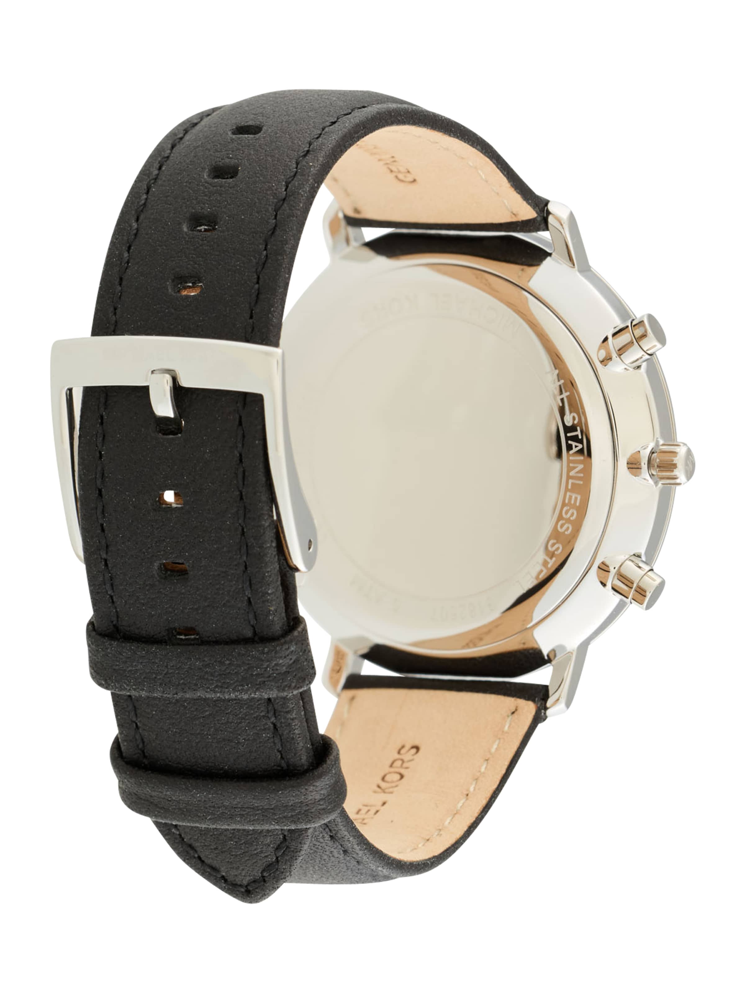 Michael Kors Аналоговые часы 'BLAKE' в Серебристый: сзади