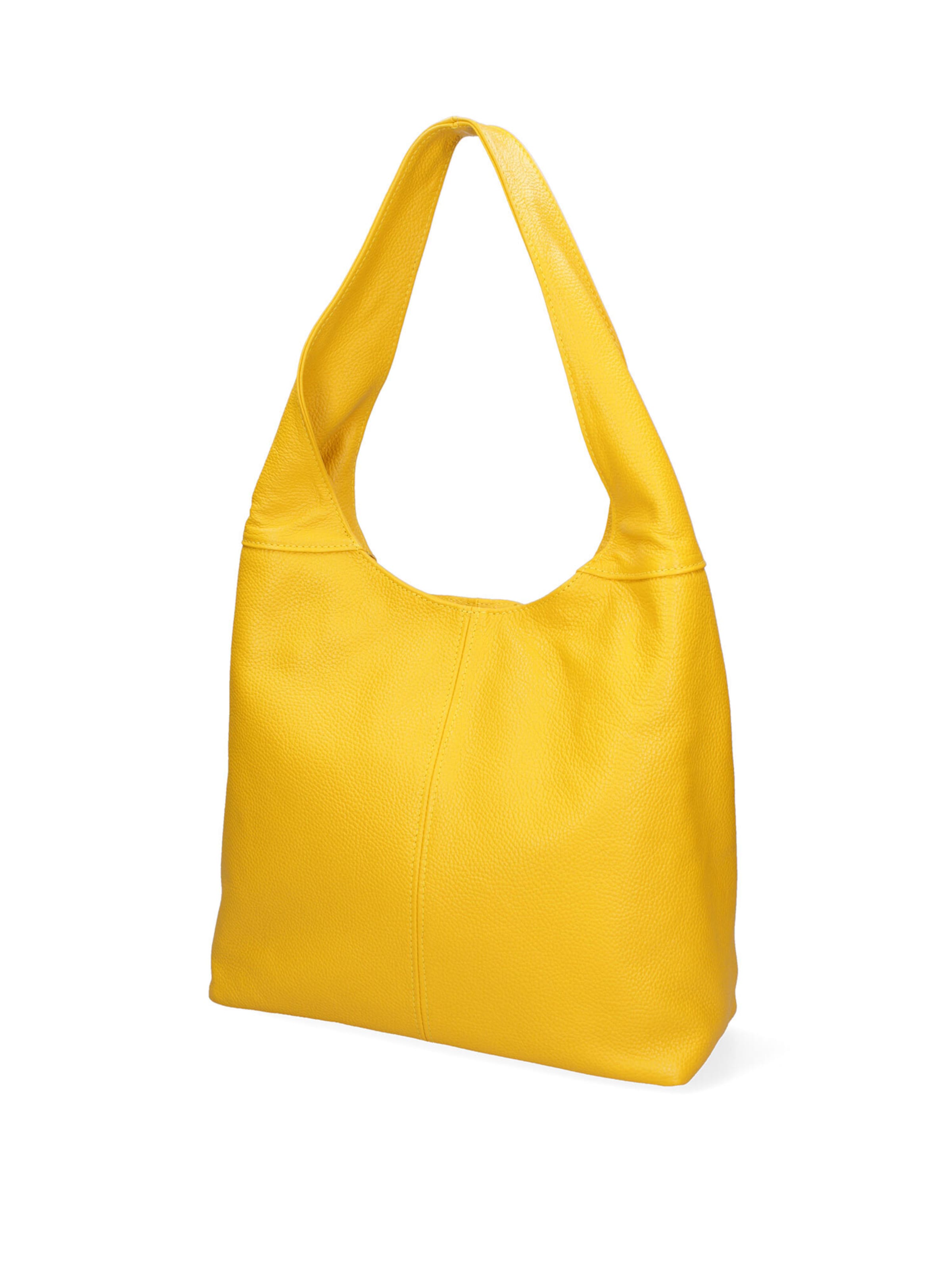 Borsa a spalla di Gave Lux in giallo: frontale