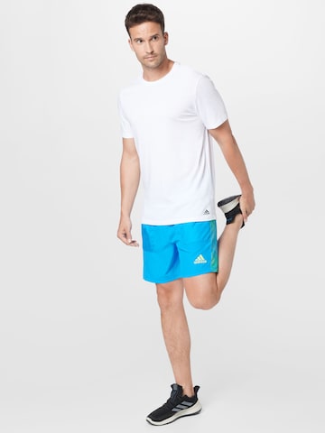 ADIDAS SPORTSWEAR Regular Workout Pants in Blue