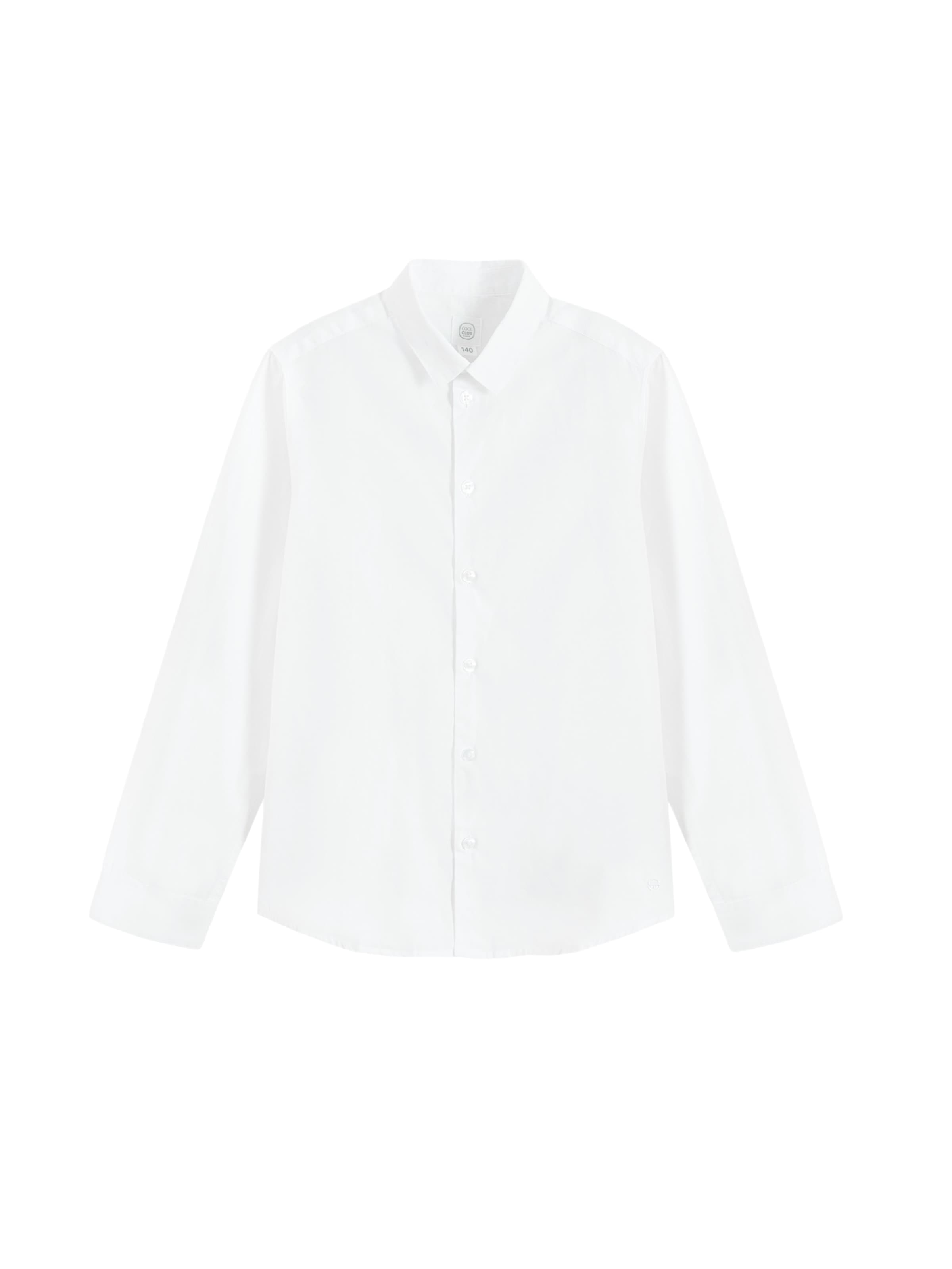 Coupe regular Chemise Cool Club en blanc : devant