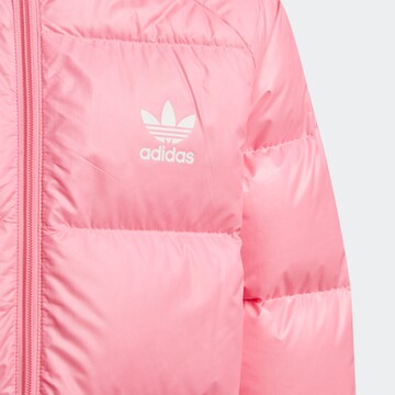 ADIDAS ORIGINALS Übergangsjacke 'Adicolor' in Pink