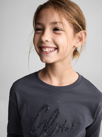 MANGO KIDS Tričko 'GLOW' – modrá