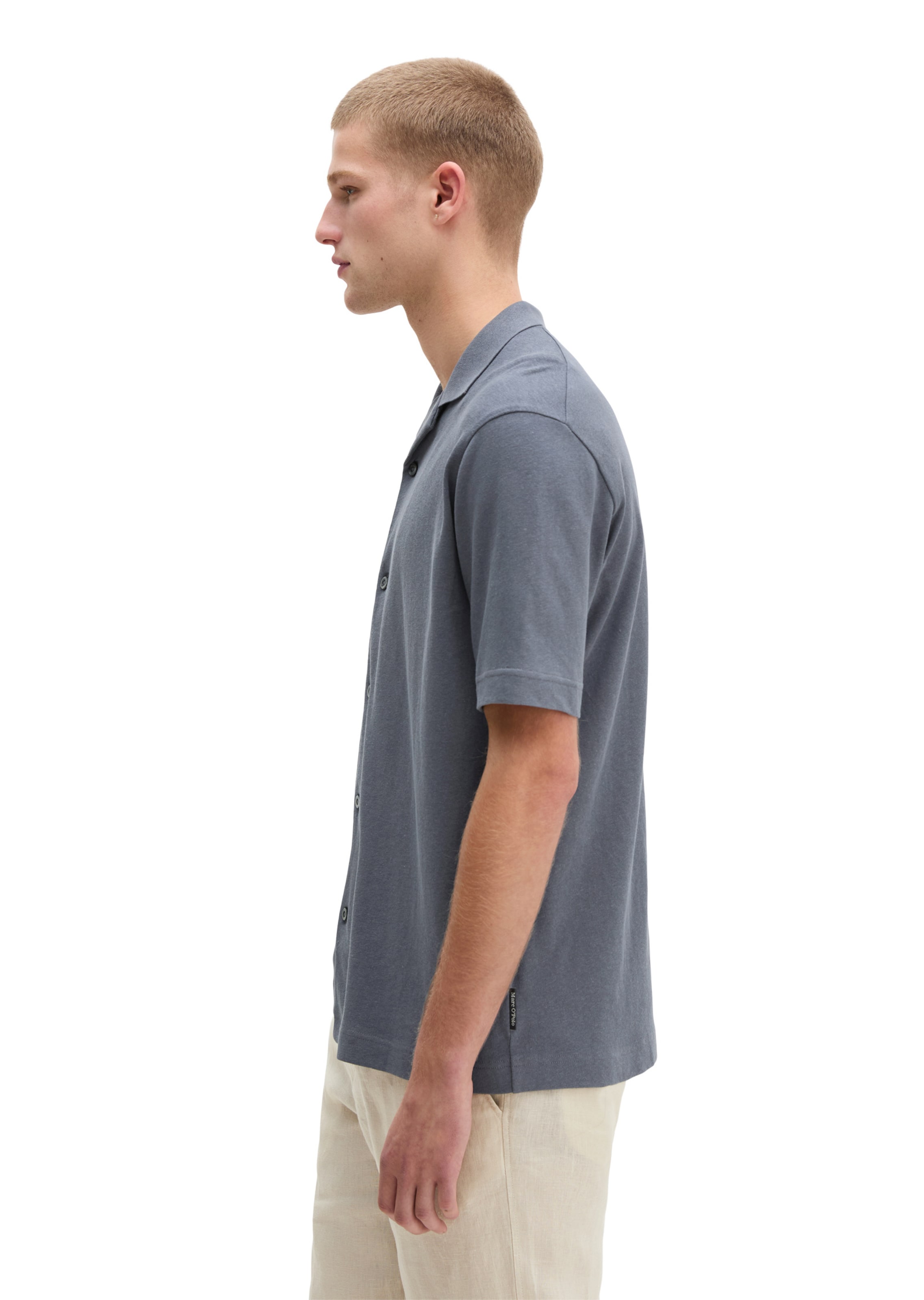 Marc O'Polo Regular fit Button Up Shirt in Grey