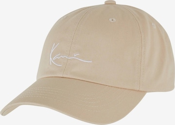 Casquette Karl Kani en beige : devant