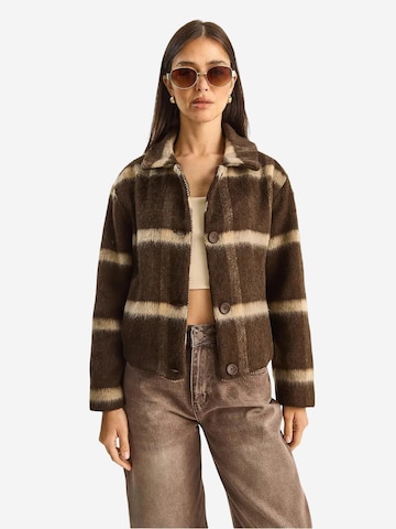 Bianco Lucci Tussenjas in Bruin: voorkant