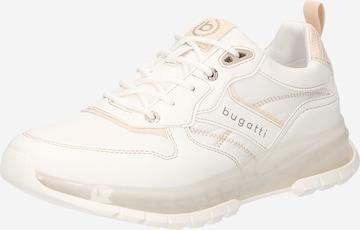 Baskets basses bugatti en beige : devant