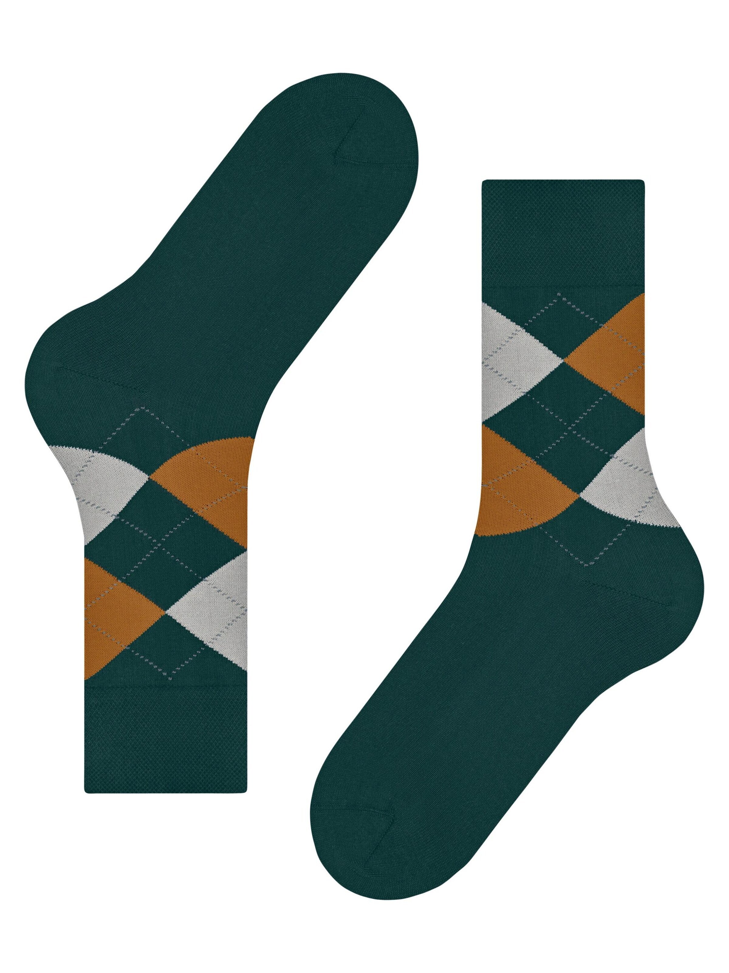 FALKE Socks 'Sensitive Argyle' in Green