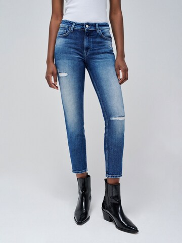 Salsa Jeans Skinny Jeans 'Destiny' in Blauw: voorkant