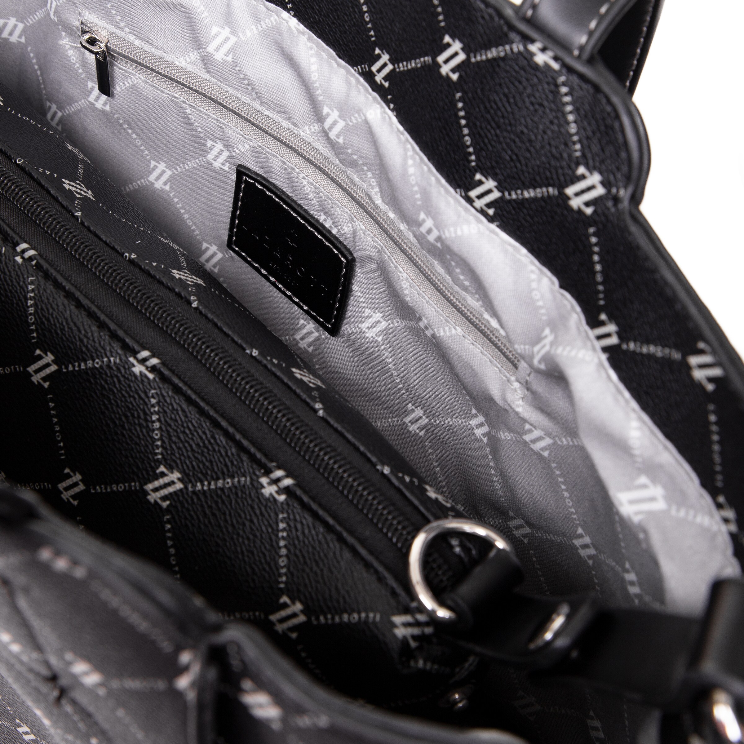 Borsa a mano 'Palermo' di Lazarotti in nero