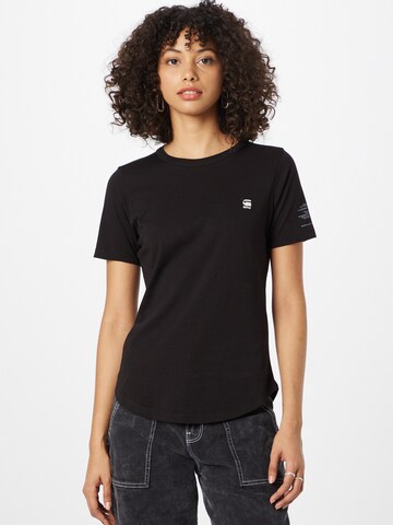 Tricou 'Mysid' de la G-Star RAW pe negru: față