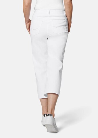 Regular Pantalon Goldner en blanc
