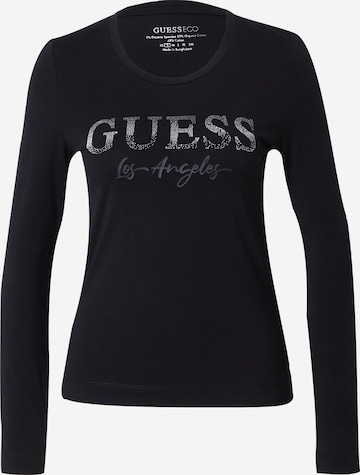 GUESS - Camisa em preto: frente